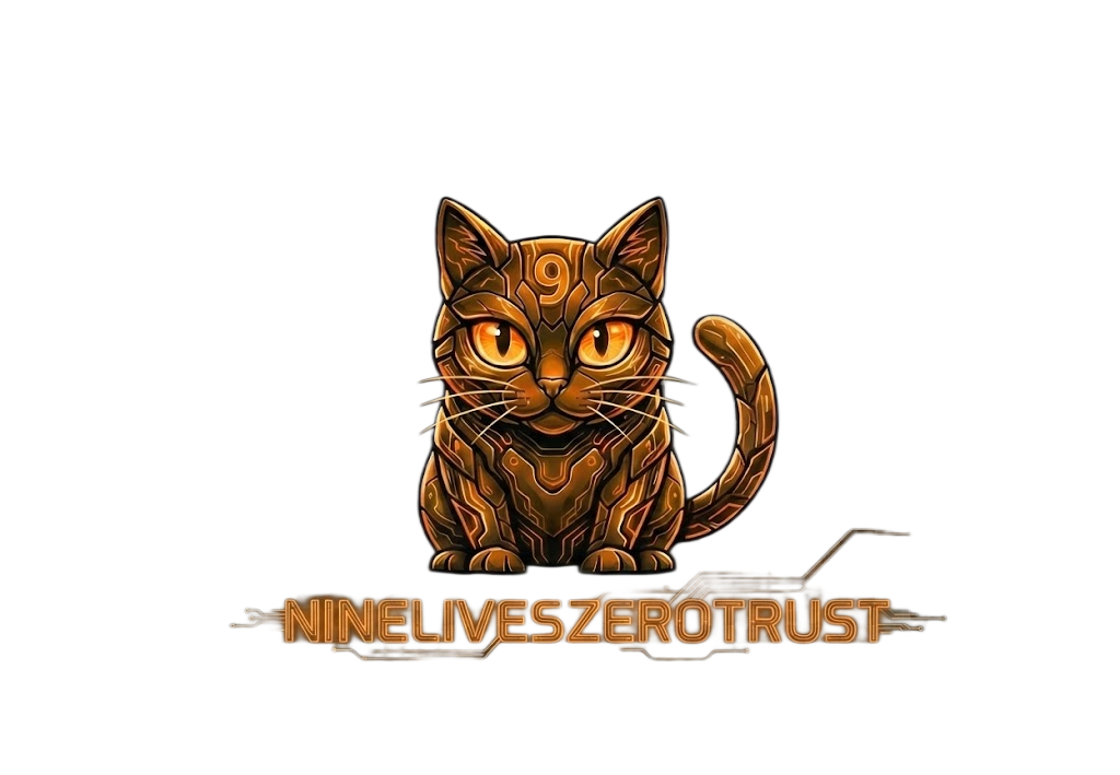 Cyber Cat - Nine Lives Zero Trust Mascot